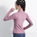 Seacaid Gym Yoga Gnìomhach Zip Up Boireannaich